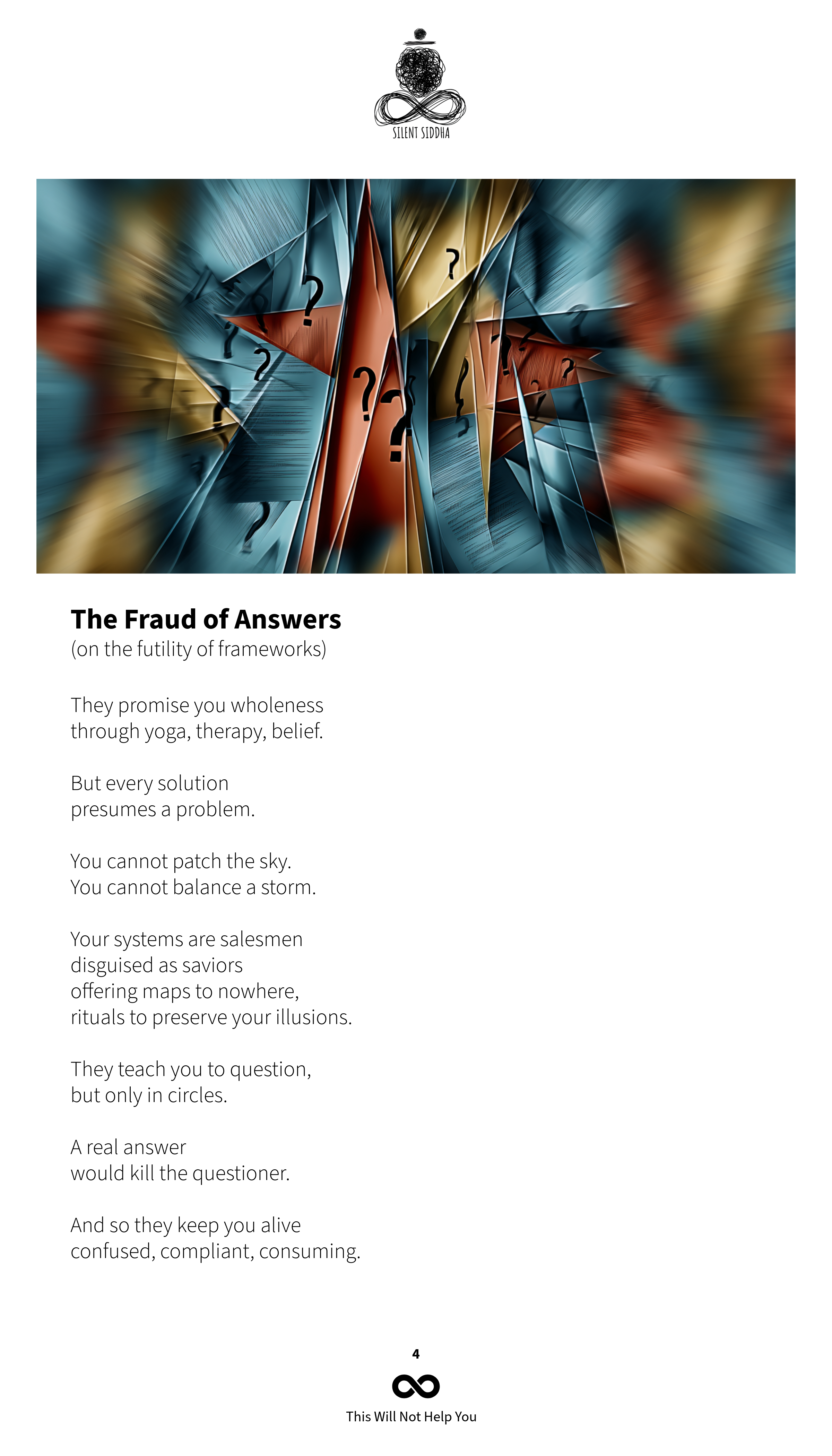 The Fraud of Answers