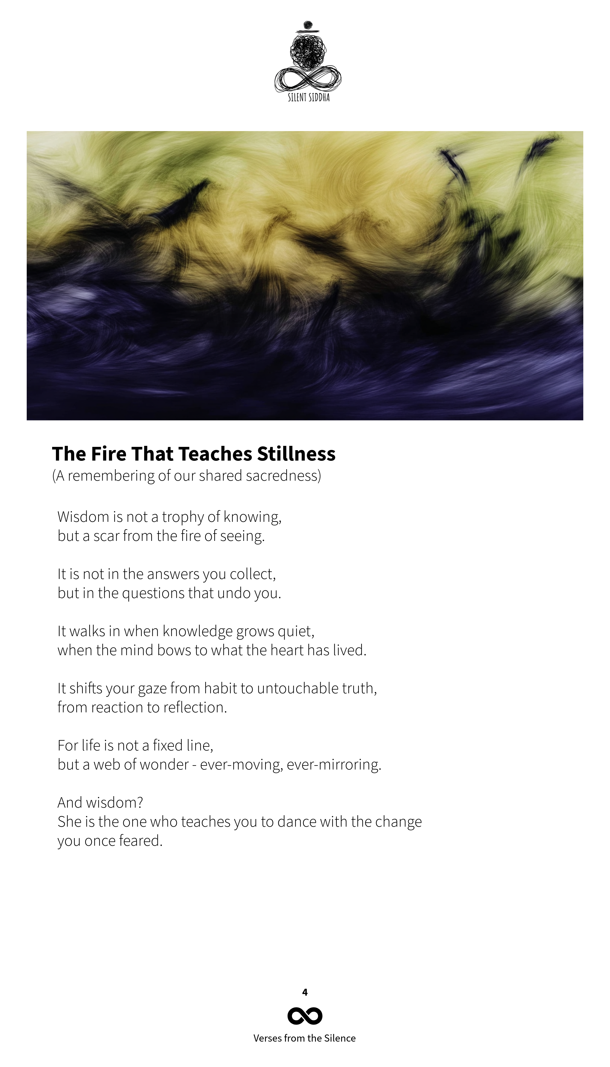 The Fire That Teaches Stillness