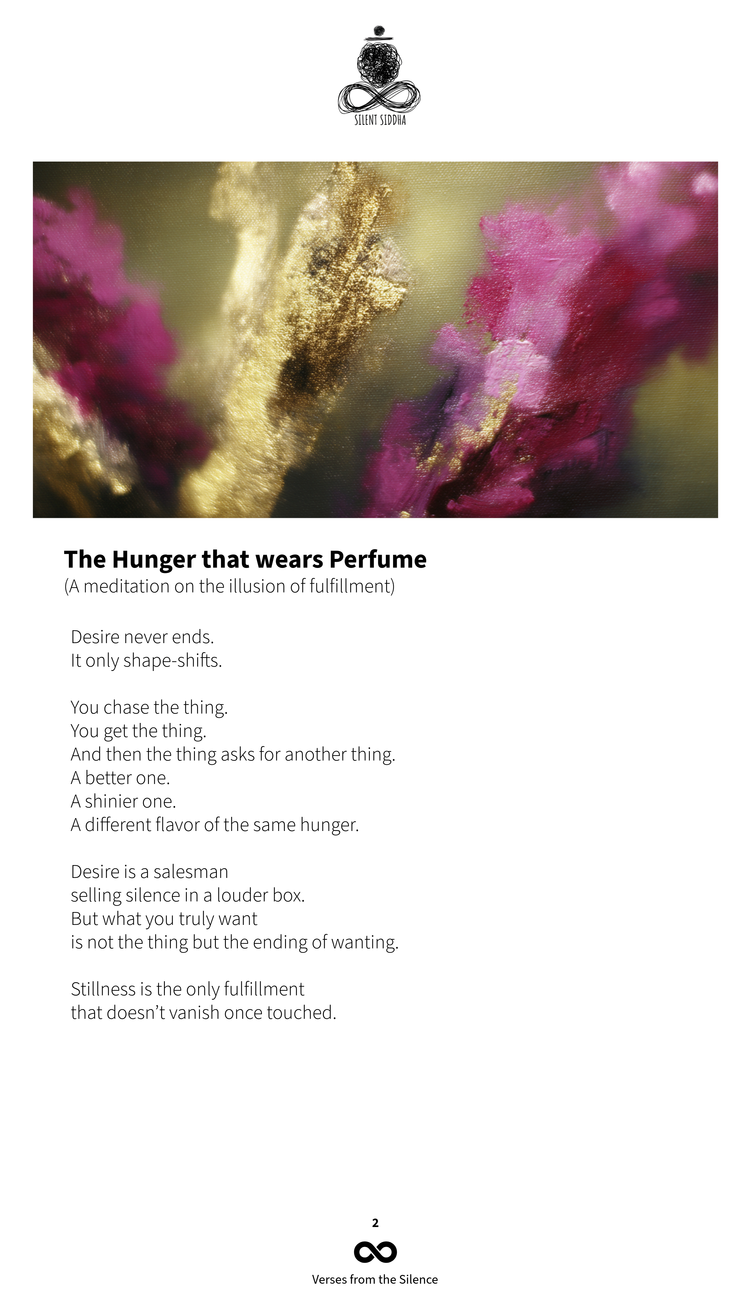 The Hunger that wears Perfume