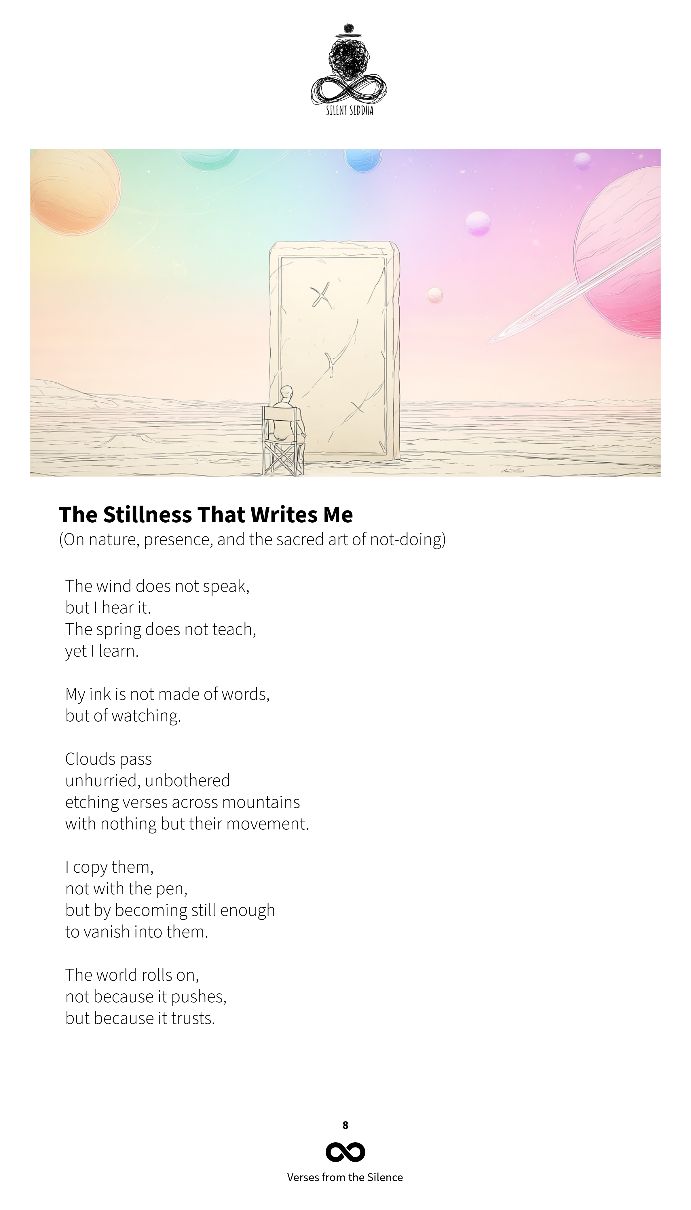 The Stillness That Writes Me